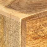 Rustikaler Nachttisch aus Mango-Holz