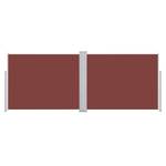 Auvent latéral 3000267-2 Marron - Textile - 1000 x 140 x 1 cm