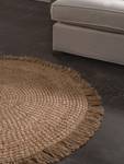 Tapis de jute Sol Beige - Fibres naturelles - 115 x 1 x 115 cm