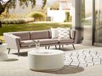 Gartensofa LORETELLO Beige - Grau - 243 x 76 cm