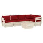 Mobilier de jardin (lot de 6) 3016490-14 Rouge - Brun rouge