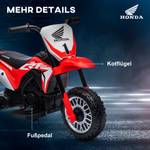 Kinder Elektro-Motorrad 370-298V90RD Rot