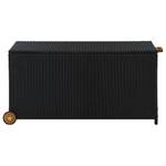 Aufbewahrungsbox Schwarz - Metall - Polyrattan - 120 x 61 x 120 cm