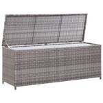 Garten-Aufbewahrungsbox 3001195 Grau - Metall - Kunststoff - Polyrattan - 50 x 60 x 120 cm