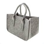 Filz-Tasche Gwen Grau - Textil - 40 x 40 x 22 cm