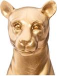 Goldene Dekofigur Panther, Polyresin Gold - Keramik - 8 x 23 x 15 cm
