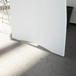Schreibtisch Carrollton Weiß - Holzwerkstoff - 67 x 74 x 136 cm