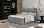 Boxspringbett GLOW Grau - Breite: 165 cm