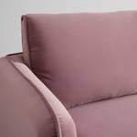 3-Sitzer-Sofa LIVIA Pink - Massivholz - Textil - 176 x 78 x 76 cm