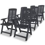 Garten-Lounge-Set (7-teilig) 295346 Grau - Kunststoff - 76 x 72 x 126 cm