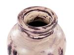 Dekovase AMATHUS Beige - Violett - Keramik - 25 x 34 x 14 cm