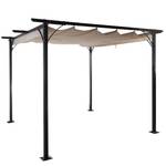 Pergola C42 Cremeweiß - 300 x 300 cm