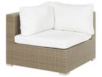 Sitzgruppe MAESTRO 8-tlg Braun - Weiß - Polyrattan - 282 x 70 x 90 cm