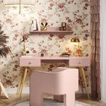 Schreibtisch Ongar Pink - Holzwerkstoff - 135 x 79 x 54 cm