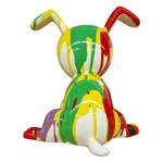 Statue chien assis H28 cm - SNOOP DRIPS Jaune - Porcelaine - 127 x 28 x 27 cm