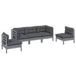 Garten-Lounge-Set Grau