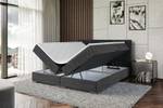 Boxspringbett MOETI Schwarz - Breite: 120 cm - H3