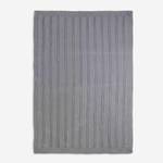 Warm Plaid 130x170 cm Gris Gris - Textile - 1 x 130 x 170 cm