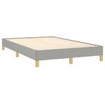 Boxspringbett 3017288-2 Hellgrau - 123 x 193 cm