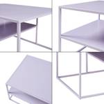 Table basse Solund Mauve - 90 x 45 x 60 cm