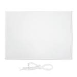 Voile d'ombrage rectangulaire blanc 550 x 450 cm