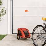 Remorque vélo pour chien 3028682 Orange - 53 x 53 x 124 cm