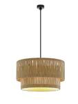 Suspension Beaumarchais Beige - Matière plastique - Rotin - 40 x 126 x 40 cm