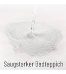 Badteppich Bath Salts 70 x 110 cm Türkis - Textil - 70 x 2 x 110 cm