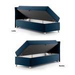 Boxspringbett Einzelbett Martines Mini Blau - Breite: 70 cm