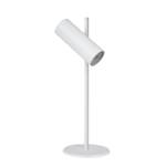 Klassisch / Rustikale Tischlampe CLUBS Blanc - Métal - 8 x 42 x 8 cm