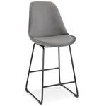 Tabouret De Bar BULLY Noir - Gris