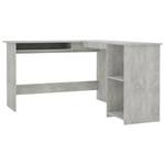 Bureau d'angle 3000152 Gris - Bois manufacturé - 140 x 75 x 120 cm