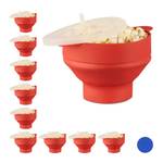 Silikon Popcorn Maker x rot 10