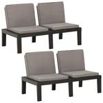 Banc de salon 3006071 (lot de 2) Gris