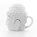 Mug Bouddha avec couvercle Blanc - Porcelaine - 11 x 13 x 12 cm