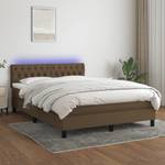 Boxspringbett 3017265-23 Dunkelbraun - 144 x 193 cm