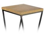 Blumenständer 10-1631-100-MDF Schwarz - Braun - Höhe: 100 cm