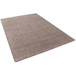 Hochflor Langflor Teppich Cottage Taupe - 100 x 100 cm