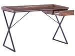 Bureau NOXON Noir - Marron - Bois manufacturé - 120 x 79 x 54 cm