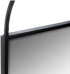 Spiegel in einem Metallrahmen, schwarz Schwarz - Glas - 122 x 3 x 22 cm