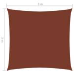 Voile solaire 3016494-2 Brun rouge - 300 x 300 cm