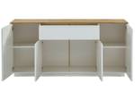 Buffet bas AMANI Beige - Bois manufacturé - 40 x 76 x 160 cm