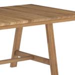 Table de jardin Budi Marron - Bois massif - 240 x 75 x 100 cm