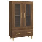 Highboard DE2225 Eiche Schwarzbraun Dekor