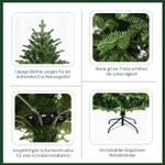 180cm Künstlicher Weihnachtsbaum Grün - Kunststoff - 120 x 180 x 120 cm