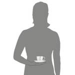 12-tlg. Kaffeeservice Bilgola Weiß - Porzellan - 46 x 14 x 23 cm