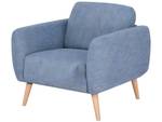 Fauteuil  MAGELAN Bleu - Textile - 75 x 78 x 84 cm