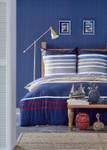 Bettwäsche Bradford Blau - Textil - 30 x 1 x 40 cm