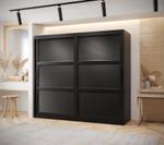 ARMOIRE À PORTES COULISSANTES ZALUZJA Largeur : 200 cm - Noir