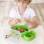 Lunchset Kinder-Hobbys 2-teilig Grün - Kunststoff - 1 x 1 x 1 cm